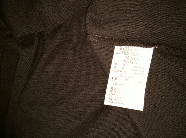 网上买的boy london衣服,polo衫,说是韩国代购