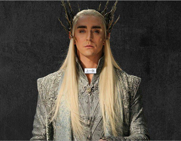 求霍比特人中精灵王瑟兰迪尔的全身照,就是这张的大图完整版