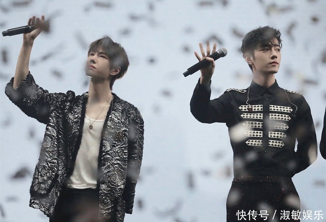 肖战王一博现场唱陈情令