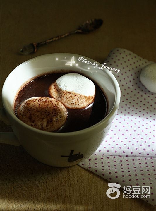 棉花糖热巧克力奶茶是怎么做的