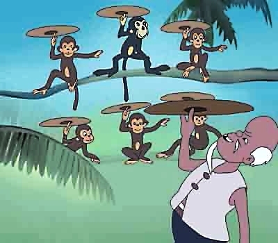 经典动画片"过猴山"