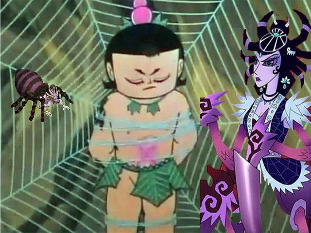  b>葫芦娃葫芦兄弟打妖精 /b> 三娃金钟守护后起之秀,蛛后意图毁灭