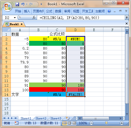 Excel表格中设有计算公式,如何让它结算结果小
