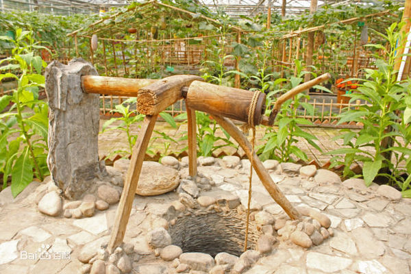 人们从井里提水的装置叫轱辘,属于什么