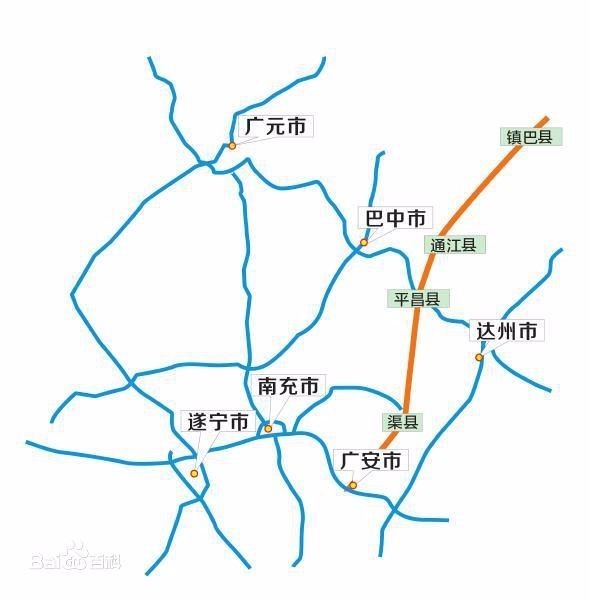 镇广高速的走向