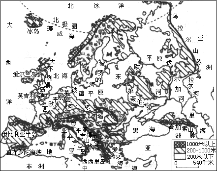 西欧平原地图图片