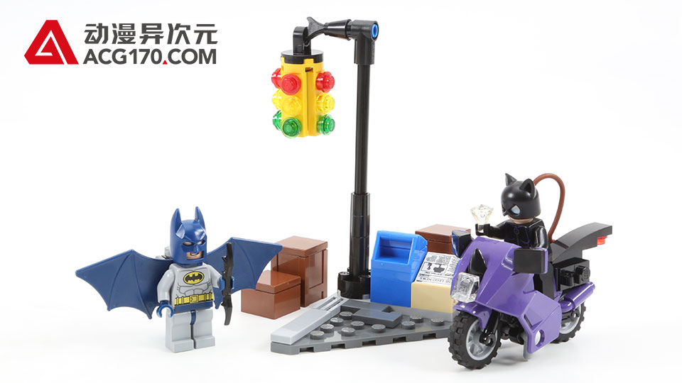 【动漫异次元】 乐高lego  dc超级英雄 6858 猫女机车城市大追逐