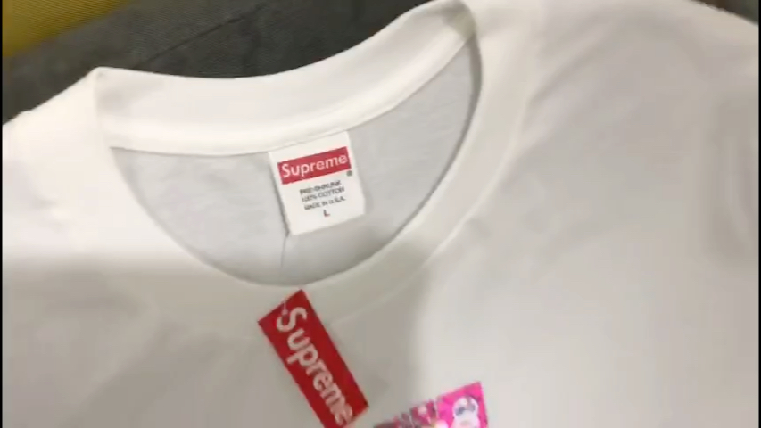 [图]Supreme 20ss Relief Box Logo Tee 村上隆联名新冠慈善款T恤短袖S-XL