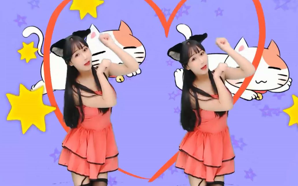 性感又可爱的粉红小猫咪