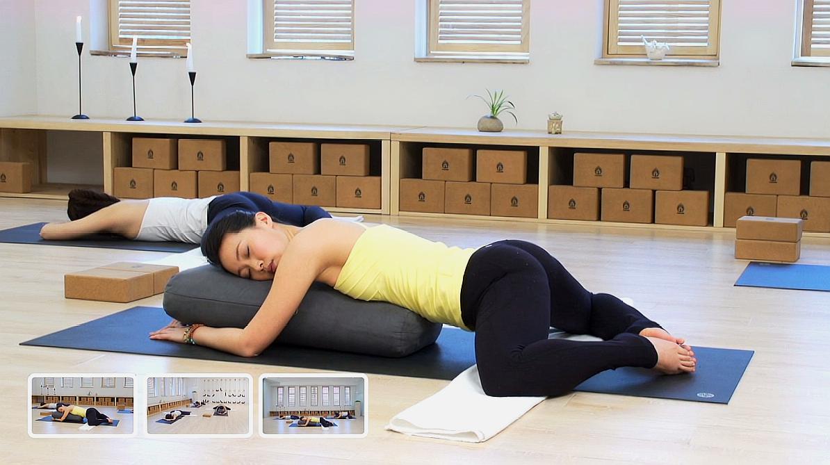 李媛大师 b>教学 /b>阴 b>瑜伽 /b>蝌蚪式 b>蛙式 /b>,自然的让身体