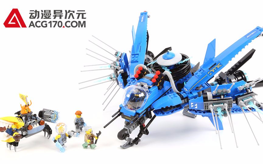 【动漫异次元】 乐高lego  幻影忍者大 电影 70614 雷霆战斗机