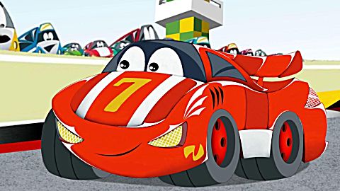 碰碰狐故事之 汽车童话系列 英文版 第5集 赛车小小的胜利 tinys