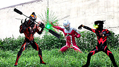 闯关族m78: b>怪兽 /b>刺客!黑暗赛罗和贝利亚突袭!