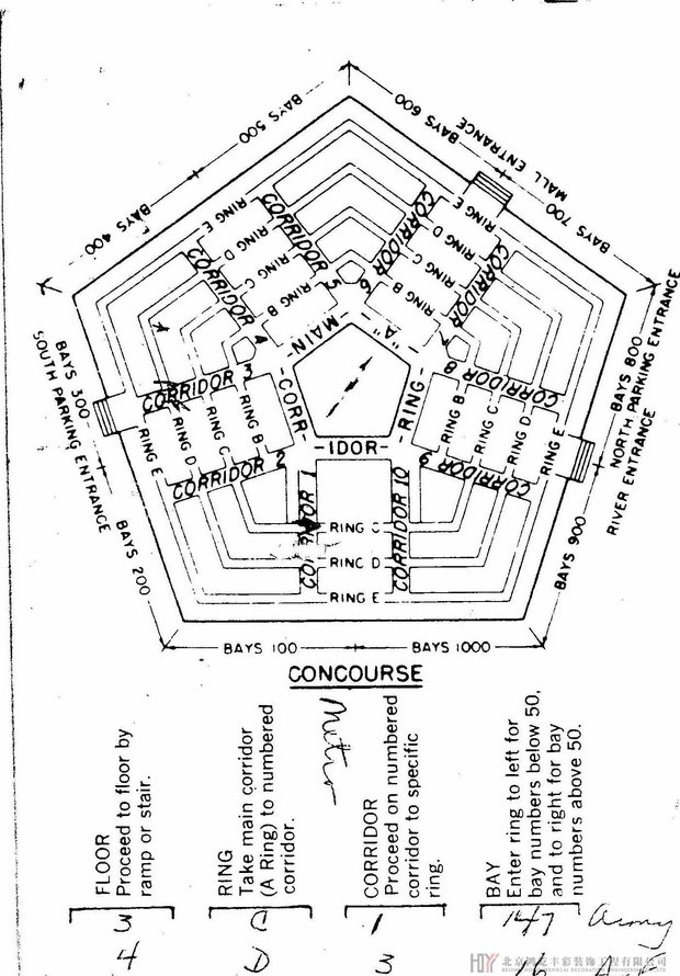 五角大楼结构图片