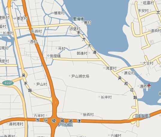 苏州郭巷镇吴淞江大道在哪里啊