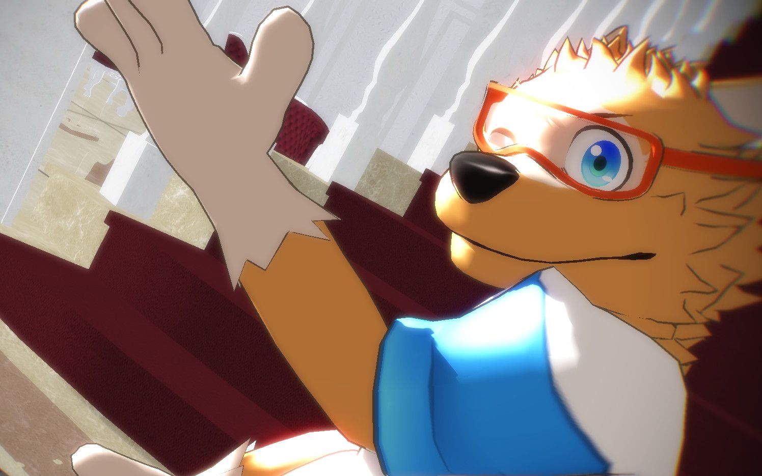 [2018世界杯吉祥物mmd]进球者-扎比瓦卡のyellow