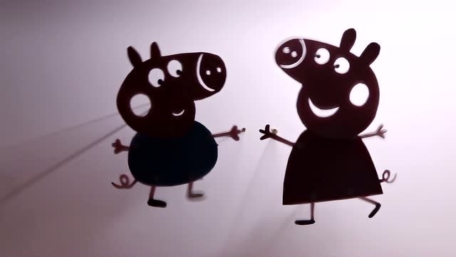 小猪佩奇 b>皮影戏 /b>