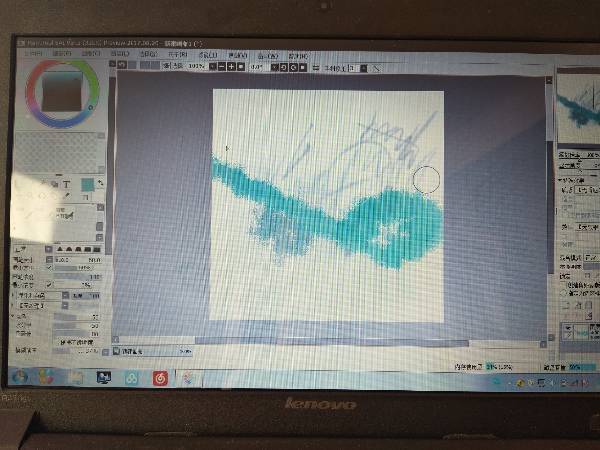 用数位板时候笔刷与鼠标箭头不在一起,请问怎