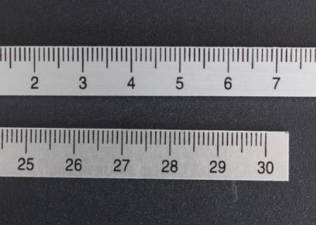 尺子上,刻度线上从4到5是一厘米,从4到3也是一厘米这句话对吗?
