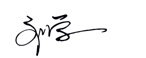 "刘学"俩字的艺术签名