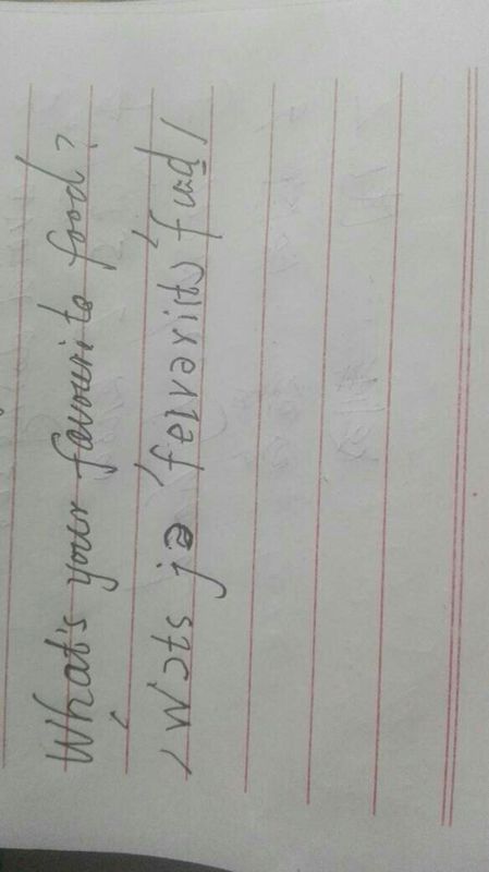 What'syourfavouritefood?怎么读