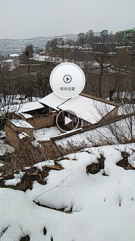 oppoA33拍摄小视频时屏幕中间一条线是怎么