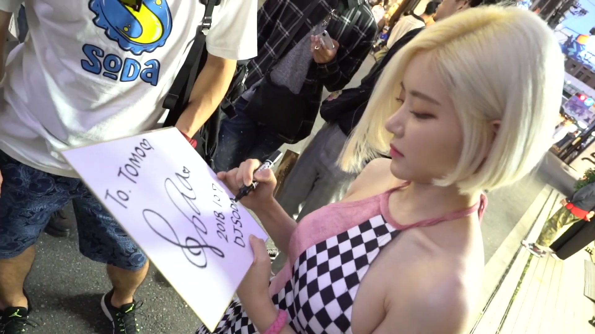 性感韩国dj soda 日本大阪行