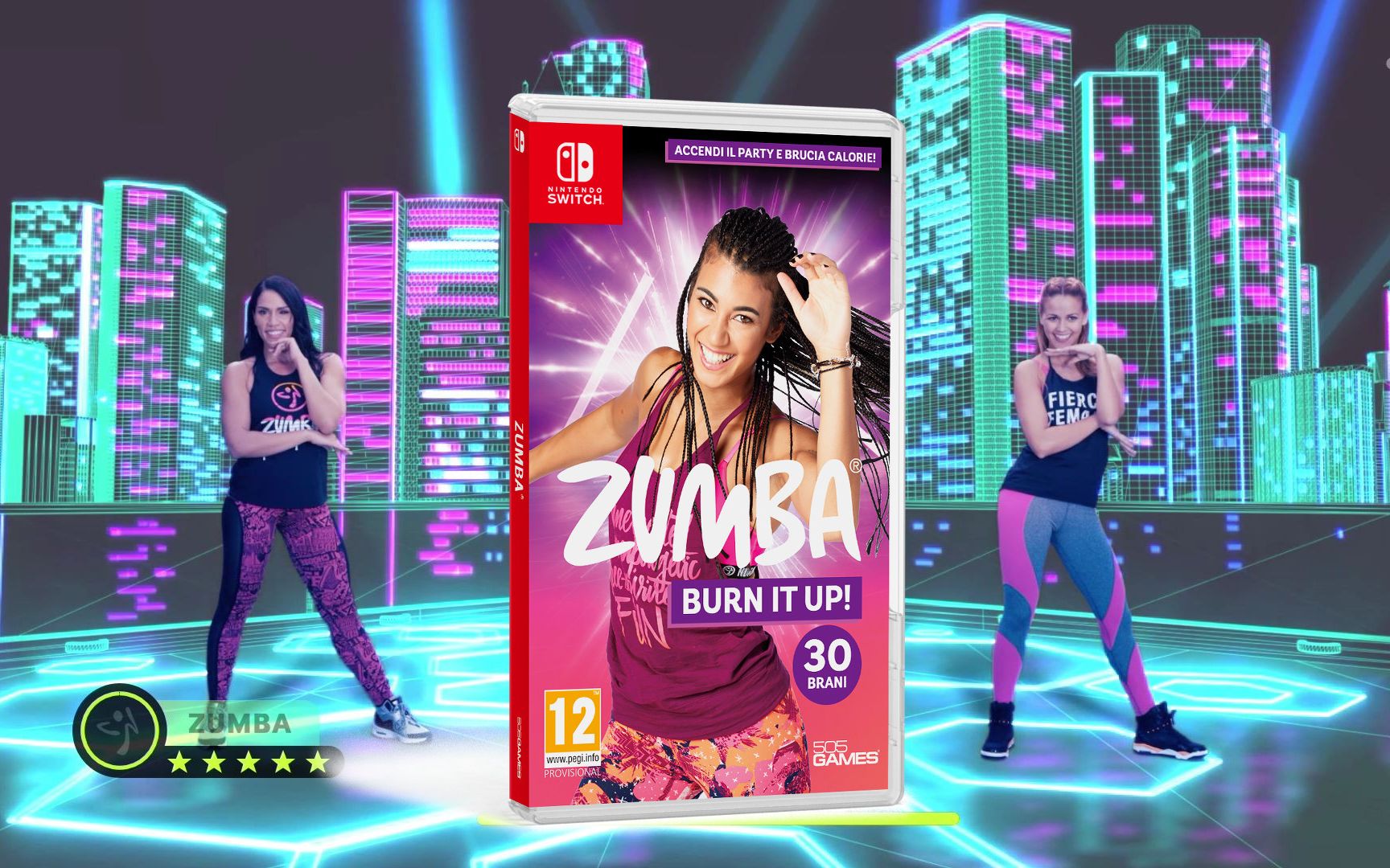 [图]又一款舞蹈健身游戏将登录任天堂switch 《ZUMBA》 尊巴健身舞