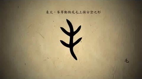 象形字眉图片