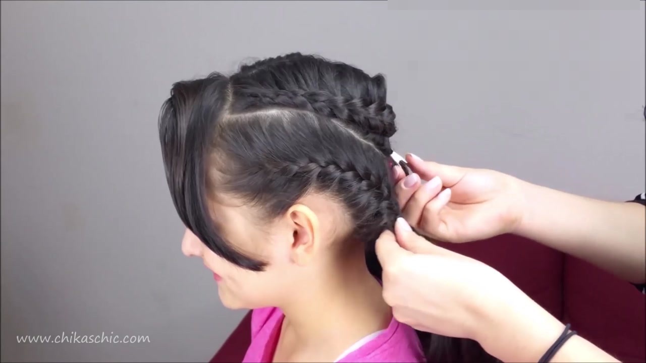 视频:辫子发型