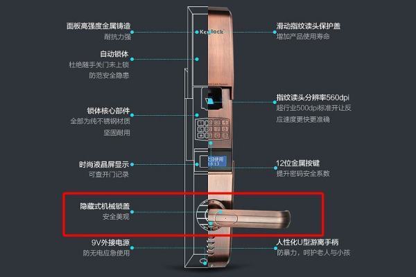 keylock密码锁怎么用钥匙开门