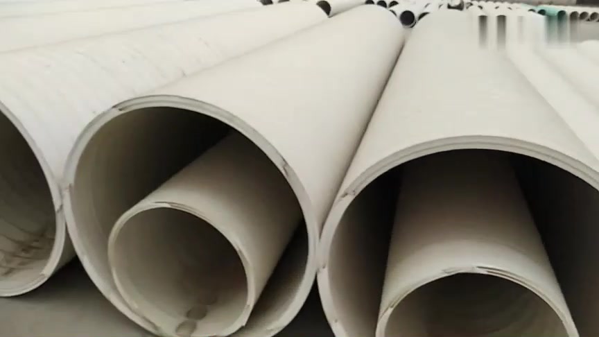 绿色环保可以取用大口径u- pvc缠绕管排污排水都可用