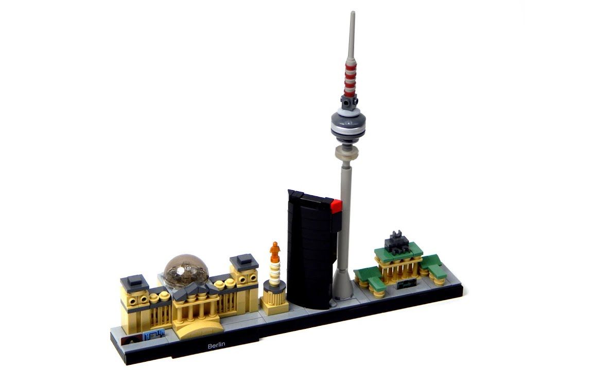 乐高lego 21027 建筑系列 德国柏林街景 拼搭搬砖视频