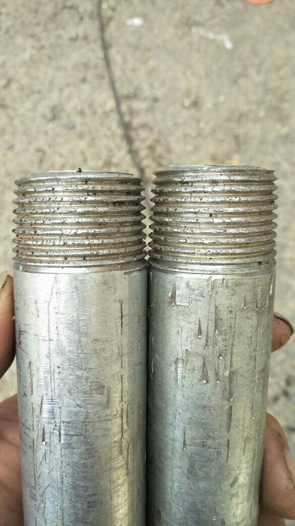 套丝机换的新板牙套出来的丝纹怎么是这样?