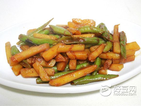 四季豆炒土豆