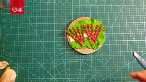 罗弗超轻 粘土教程 —  美食系列之新疆羊肉串