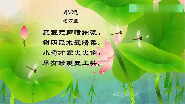 跟我 读唐诗:小荷才露尖尖角