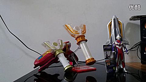 【噜噜原创】dx评测 奥迪双钻神光棒 迪加奥特曼变身器 套装版 银河