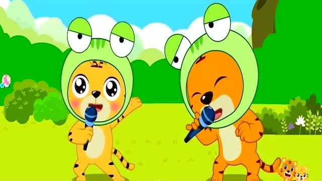 贝乐虎儿歌之经典早教儿歌大全《小跳蛙》