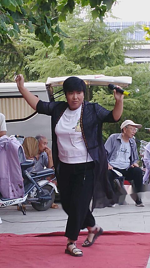 卢玉梅 豫剧《穆桂英挂帅》威风凛凛出府门(2019.7.26党校广场随拍)