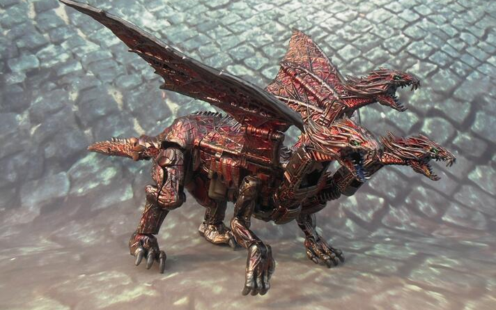 【梦狩出品】 变形金刚5三头龙  玩具涂装展示