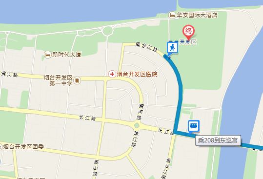 烟台火车南站坐几路公交车到开发区