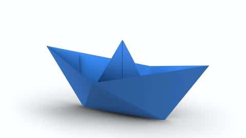 还记得小船怎么折吗?简单几步就折好了,手工折纸教程