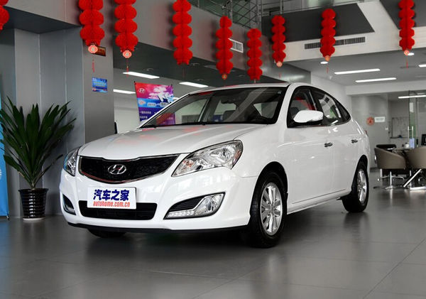 北京现代悦动有白色的吗