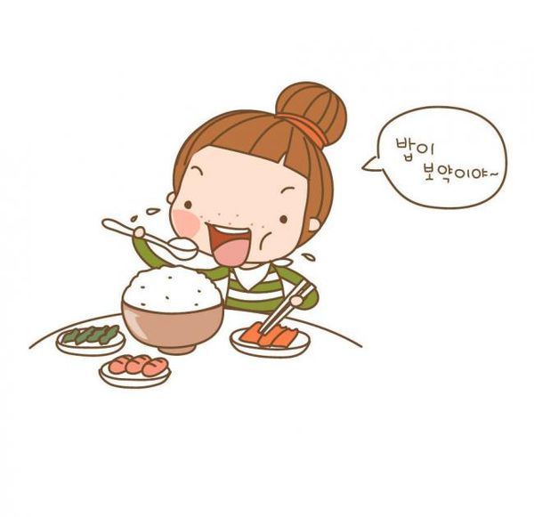 下图中一个扎丸子头的韩国卡通女孩出自哪个插画师?