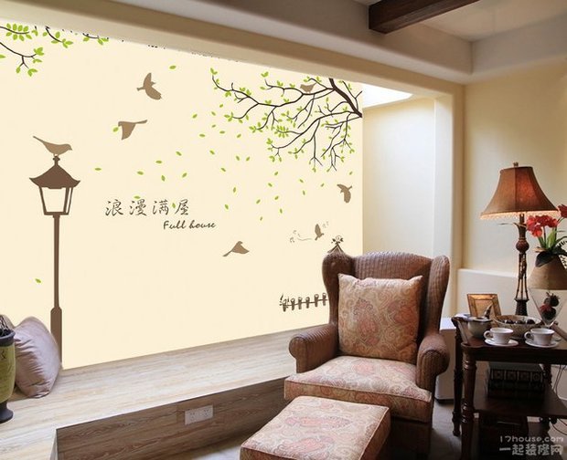 简单介绍什么是手绘背景墙