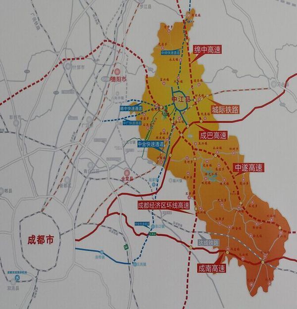 中江县三环路规划图图片