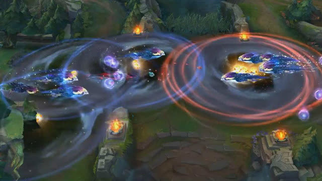 lol十个 龙王同时起飞,碰撞那一刻,整个世界安静了