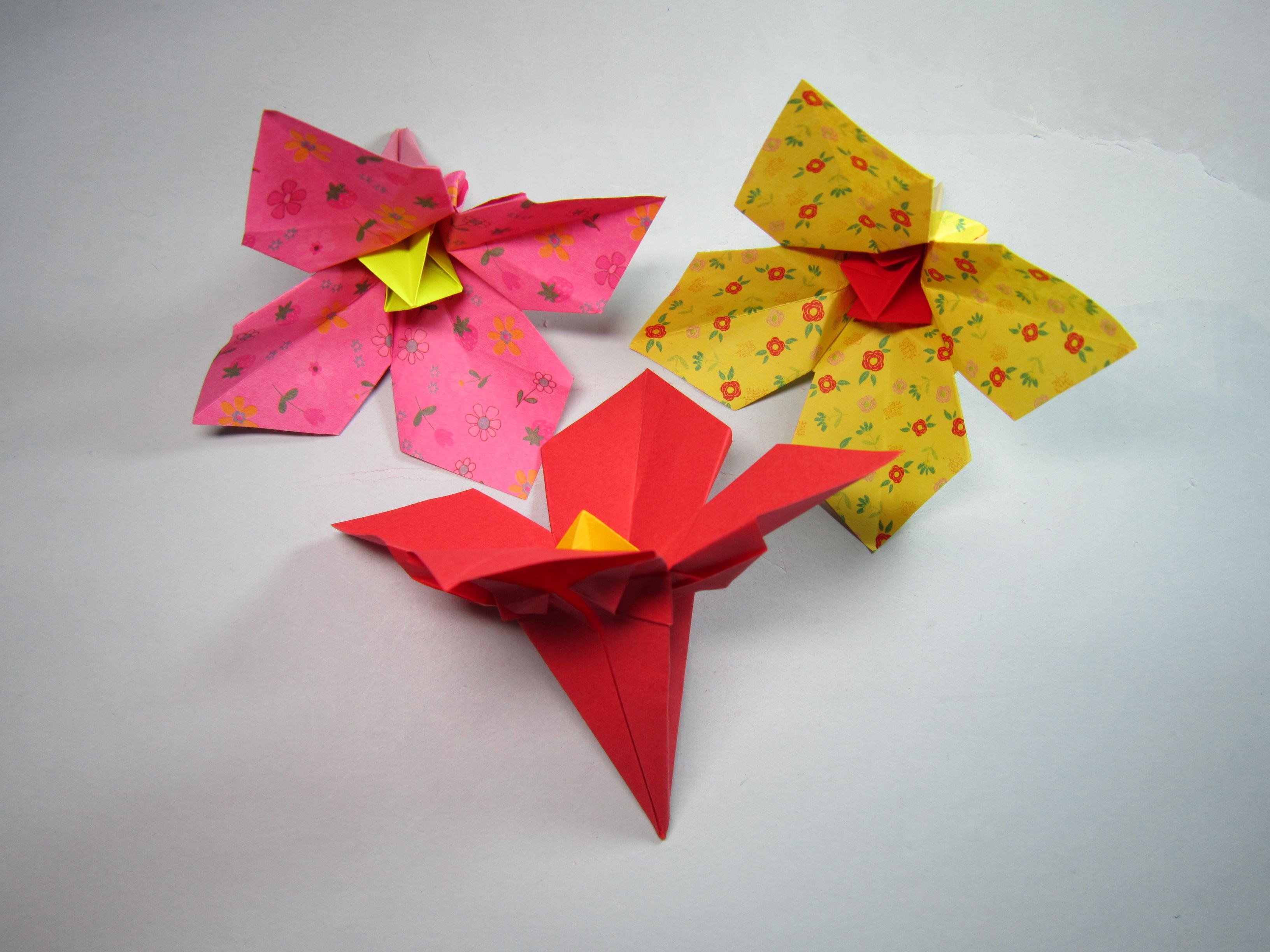 怎样折纸 水仙花,创意diy 手工水仙花的折法- 手工折纸.