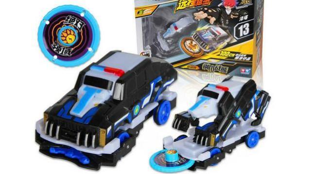 机甲兽神 爆裂飞车钢爪战熊玩具拆箱